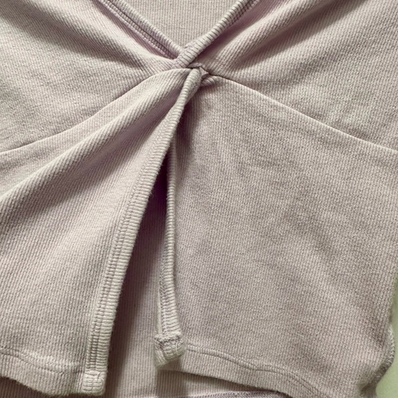 Aeropostale Light‎ Purple Long Sleeve Crop Top - Picture 5 of 5